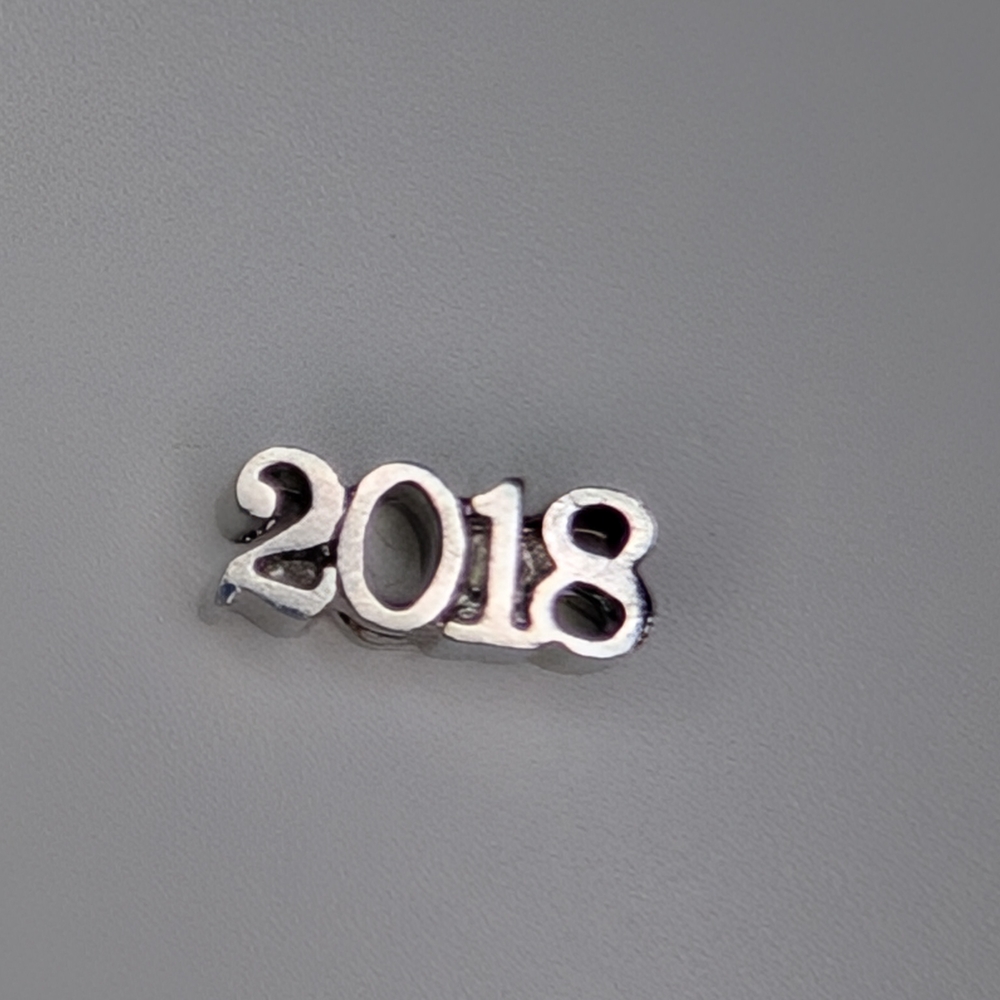 Origami Owl Silver 2018 Charm